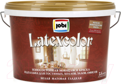 Краска Jobi Latexcolor (2.5л)