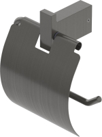 Держатель для туалетной бумаги Cezares SLIDER-PH-GM (оружейная сталь) - 