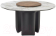 Миниатюра изображения товара Обеденный стол M-City Колизей D140 Artic Ocean / 480M05690 (белый мрамор керамика/черный)