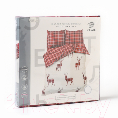 Комплект постельного белья Этель Scottish deer 2сп / 10385151