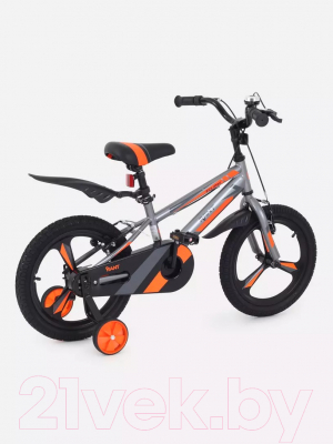 Детский велосипед Rant Eclipse 16 (серебристый)