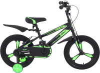 Детский велосипед Rant Eclipse 16 (черный/зеленый) - 