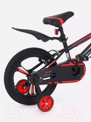Детский велосипед Rant Eclipse 16 (черный/красный)
