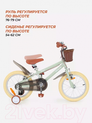 Детский велосипед Rant Vintage 16 (мятный)