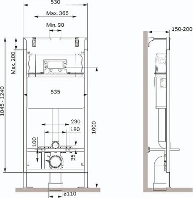 Инсталляция для унитаза AM.PM MasterFit I012710