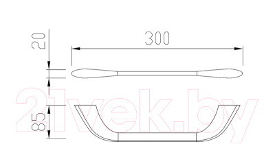 Держатель для полотенца Cezares LINER-TH02-01 (хром)