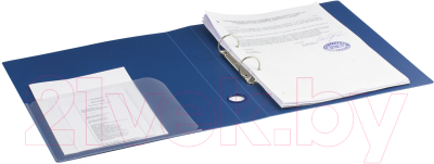 Папка для бумаг Brauberg Стандарт / 221617 (синий)