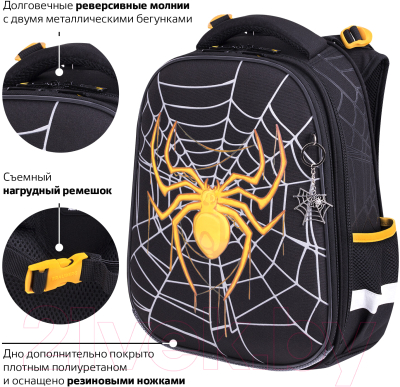Школьный рюкзак Brauberg Premium. Venomous spider / 271355
