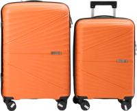 Набор чемоданов Pride РР-9702-2 (2шт, оранжевый) - 