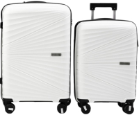 Набор чемоданов Pride РР-9702-2 (2шт, белый) - 