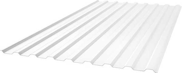 Монолитный поликарбонат Royalplast МП-20(У) Профилированный 1150x3000x1мм