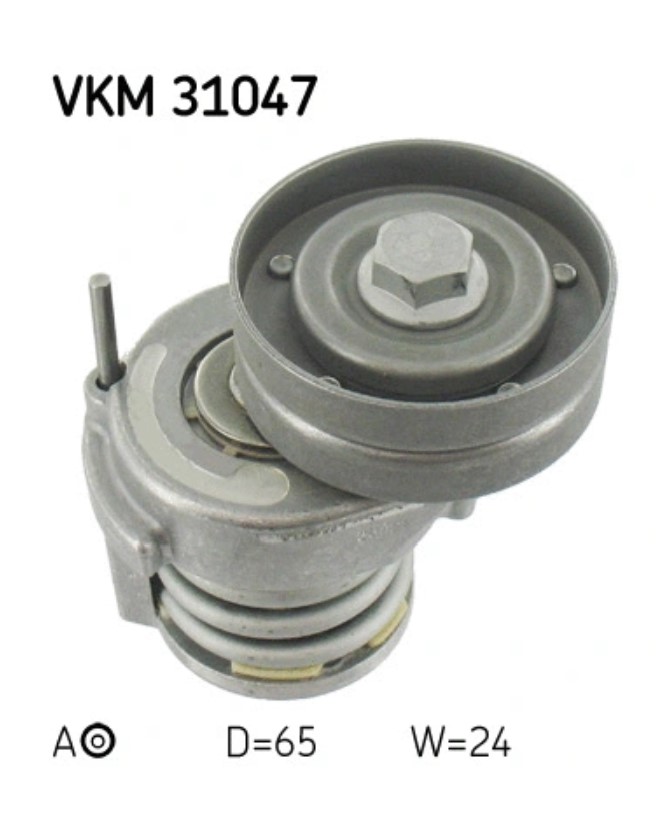 Натяжной ролик ремня генератора SKF VKM31047 — фото 2