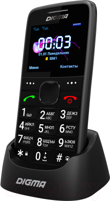 Мобильный телефон Digma Linx S220 (черный)