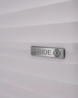 Чемодан на колесах Pride РР-9702 (S, светло-серый)