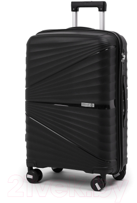 Набор чемоданов Pride РР-9702-2 (2шт, черный)