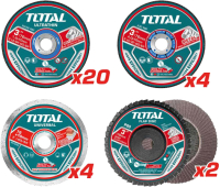 Набор отрезных, пильных дисков TOTAL TAC97630  (30шт) - 
