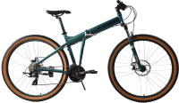 Велосипед STARK Cobra 29.2 D 2024 (18, зеленый металлик/черный) - 