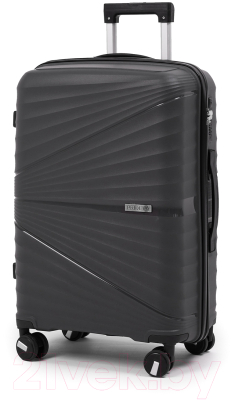 Набор чемоданов Pride РР-9702-2 (2шт, темно-серый)