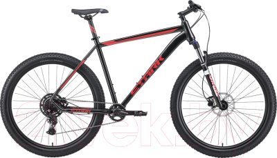 Велосипед STARK Funriser 29.4+ HD 2024 (22, темно-графитовый/красный)