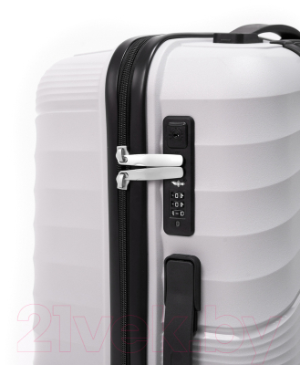 Набор чемоданов Pride РР-9702-2 (2шт, светло-серый)