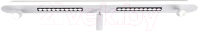 Потолочный светильник Ambrella Comfort FL51451/1+3 WH/BK (белый/черный)