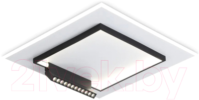 Потолочный светильник Ambrella Comfort FL51455/1+1 WH/BK (белый/черный)