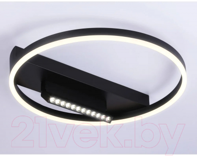 Потолочный светильник Ambrella Comfort FL51458/1+1 BK (черный)