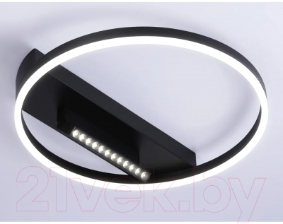 Потолочный светильник Ambrella Comfort FL51458/1+1 BK (черный)
