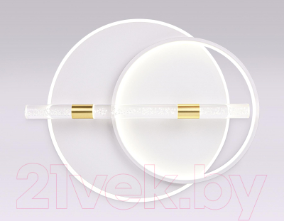Потолочный светильник Ambrella Comfort FL5007 WH/GD (белый/золото)