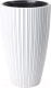Вазон Formplastic Mika Slim 30см / FP-5100-011 (белый) - 