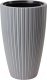Вазон Formplastic Mika Slim 30см / FP-5100-040 (платина) - 