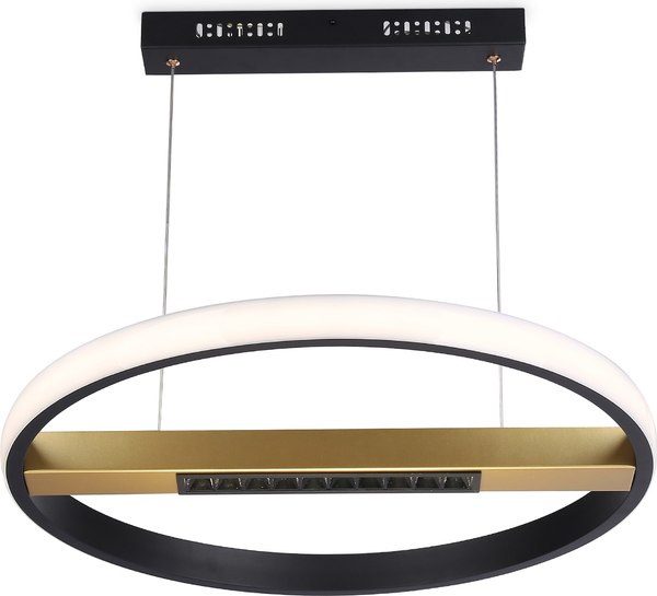 Люстра Ambrella LineTech FL51489 BK/GD