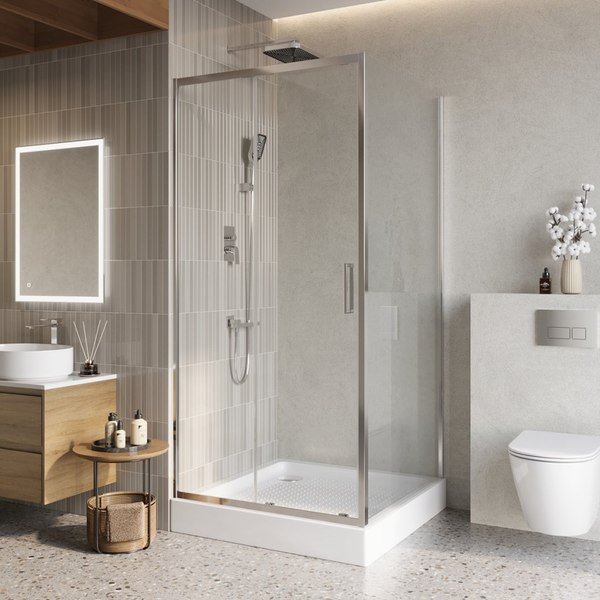 Купить Душевой уголок BelBagno LUCE-A-1-100/100-C-Cr в Молодечно