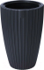 Вазон Formplastic Mika Slim 40см / FP-5105-084  (глубокий черный) - 