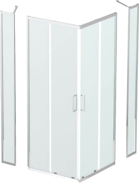 Душевой уголок BelBagno LUCE-A-22-80+30-C-Cr