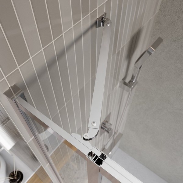 Купить Душевой уголок BelBagno LUCE-A-22-80+30-C-Cr в Минске