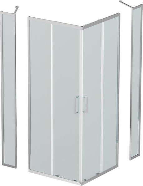 Душевой уголок BelBagno LUCE-A-22-90+20-P-Cr