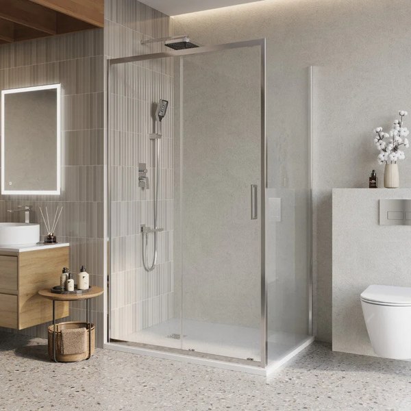 Купить Душевой уголок BelBagno LUCE-AH-1-100/90-C-Cr в Минске