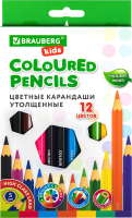 Набор цветных карандашей Brauberg Kids / 181878 (12цв) - 
