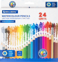 Набор цветных карандашей Brauberg 181849 (24цв) - 