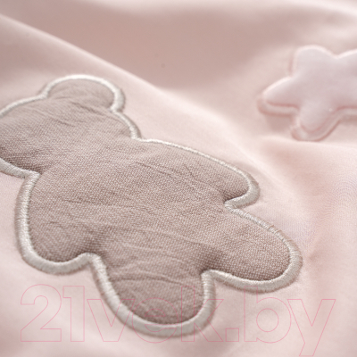 Комплект постельный для малышей Perina Teddy Sateen Collection / ТДСК6-01.7  (розовый)