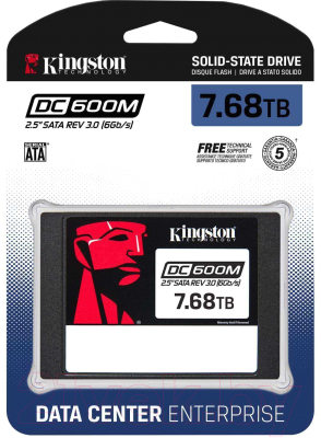 SSD диск Kingston DC600M 7680GB (SEDC600M/7680G)
