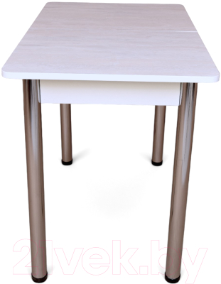 Обеденный стол СВД Юнио 100-130x60 / 054.П17.Х (ледяное дерево/хром)