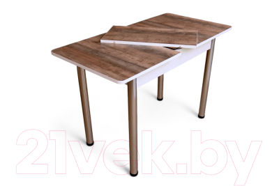 Обеденный стол СВД Юнио 100-130x60 / 054.П18.Х (австралийское дерево/хром)