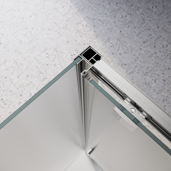 Купить Душевой уголок BelBagno LUCE-AH-1-120/90-P-Cr в Минске