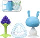 Миниатюра изображения товара Набор прорезывателей для зубов Крошка Я Мой зайка / 10449054 (3шт)