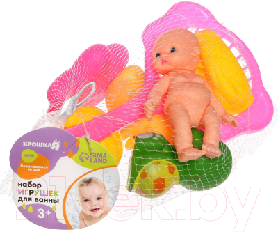 Набор игрушек для ванной Крошка Я Игры с пупсиком / 10095818 (7шт)
