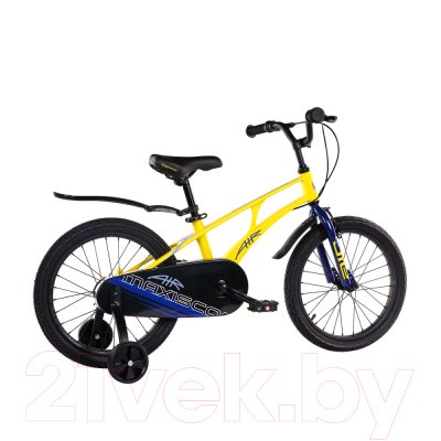 Детский велосипед Maxiscoo Air Стандарт 18 2024 / MSC-A1831 (желтый матовый)