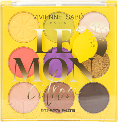 Палетка теней для век Vivienne Sabo Lemon Citron тон 01 (12.6г)