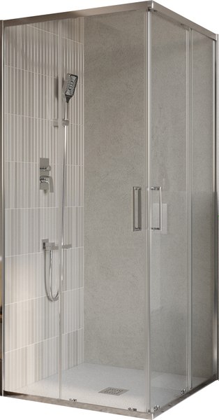 Душевой уголок BelBagno LUCE-AH-2-120/90-C-Cr